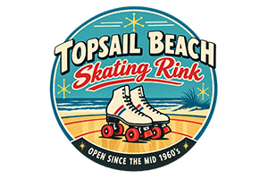 Topsail Beach Skating Rink logo | Autumn with Topsail sponsor